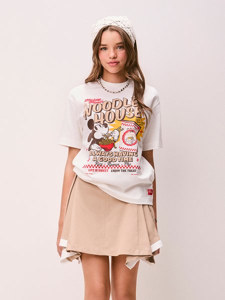 T-Shirt Feminina Disney Mickey Noodle Authoria