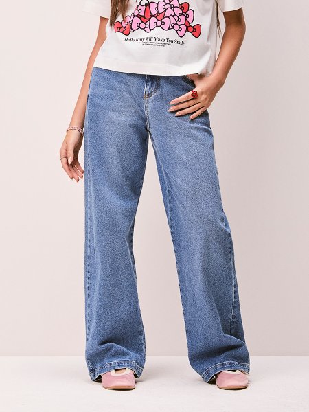 Calça Jeans Feminina Wide da Authoria