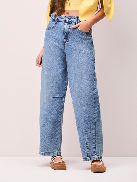 Calça Feminina Authoria Baggy Jeans