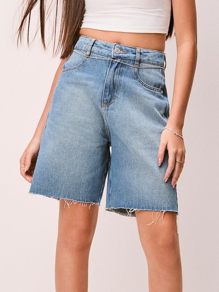 Bermuda Jeans Feminina Jorts Authoria