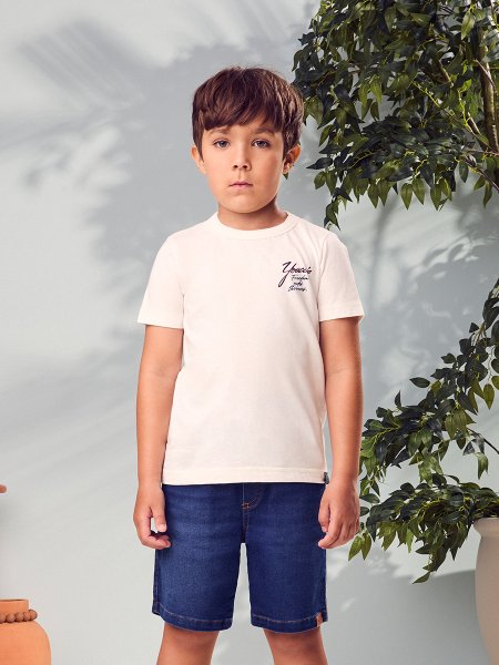 Camiseta Infantil Estampa Frente e Costas da Youccie