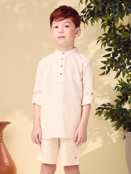 Camisa Menino Youccie Infantil Social Minimalista