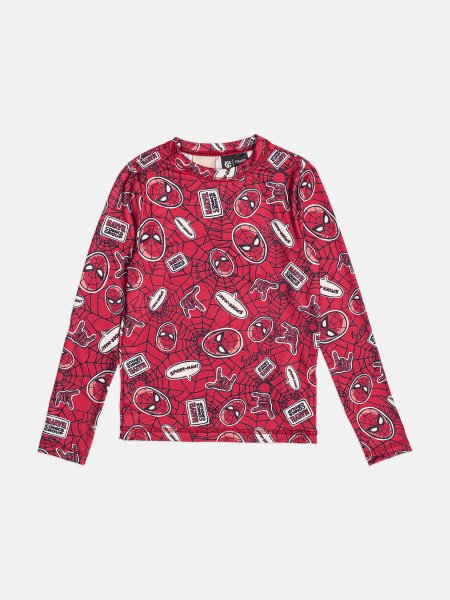 Blusa Praia Menino Youccie Marvel Homem-Aranha Proteção UV