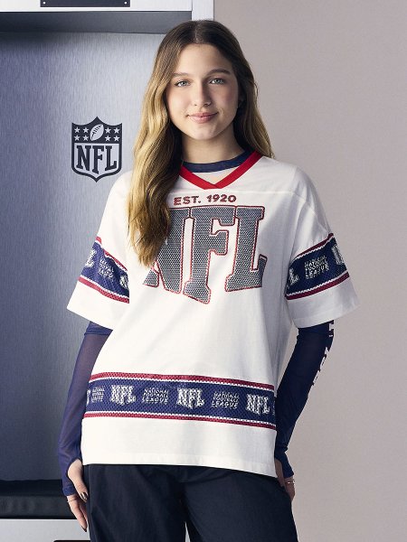 T-Shirt Over Feminina Est.1920 NFL Authoria
