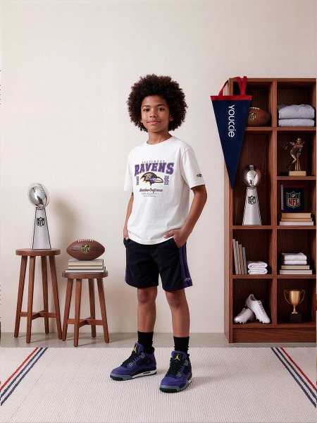 Conjunto Infantil Baltimore Ravens da NFL