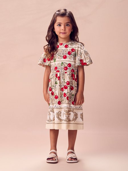 Vestido Estampa Barrada Petite