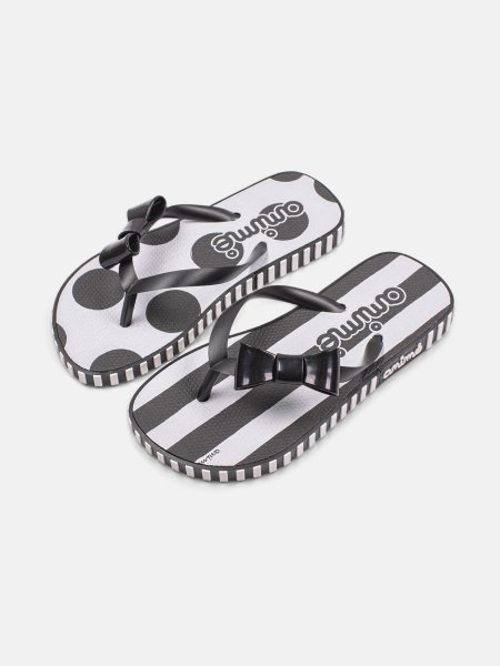 Chinelo Infantil Menina Flip com Laço Animê