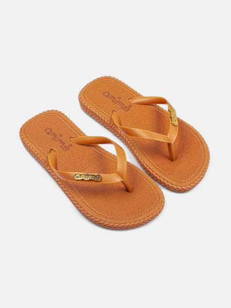 Chinelo Infantil Menina Flip Caramelo Animê