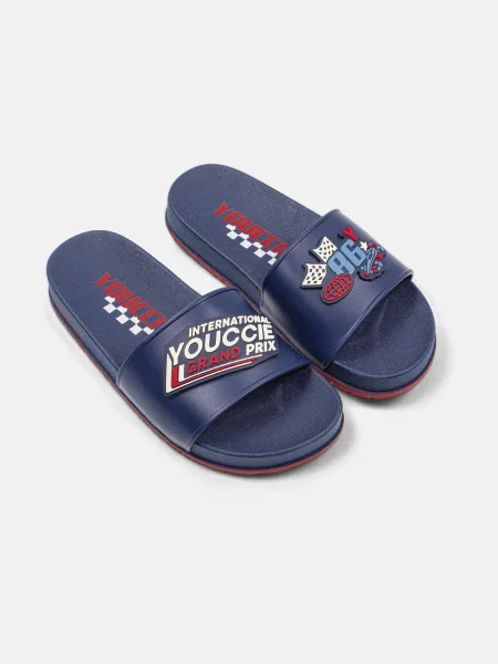 Chinelo Slide Menino Youccie Grand Prix Marinho