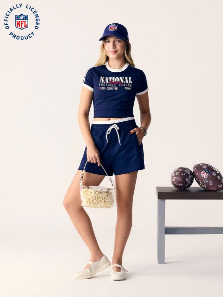 Conjunto Feminino Authoria Marinho Sportswear Touchdown