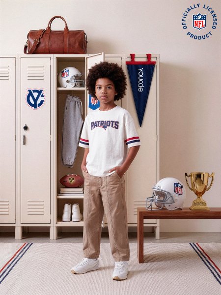 Camiseta Infantil Patriots da NFL