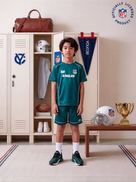 Conjunto Esportivo Infantil Philadelphia Eagles