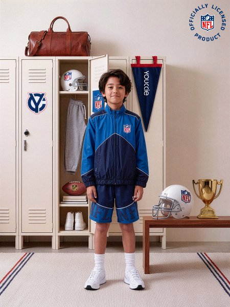 Bermuda Infantil NFL da Youccie Azul
